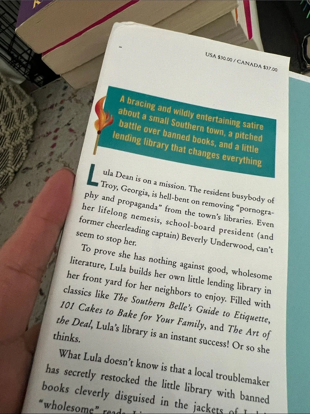 Lula Dean's Little Library of Banned Books by Kirsten Miller Hardcover2024 $30